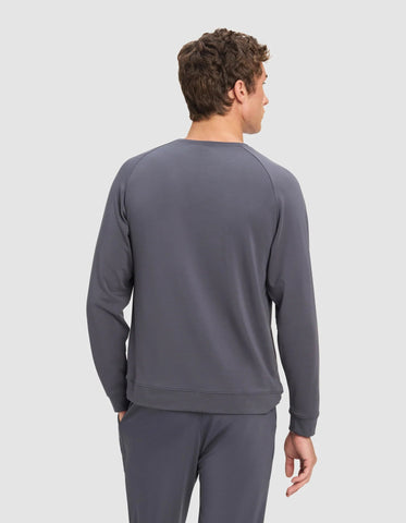 Men's Brushed Bamboo Pullover Crew