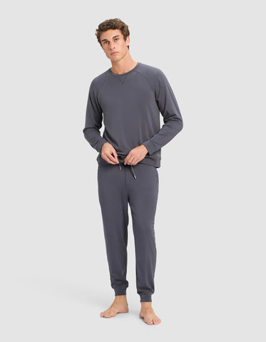 Men's Brushed Bamboo Pullover Crew