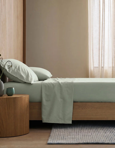 Soft-Wash Cotton Flat Sheet