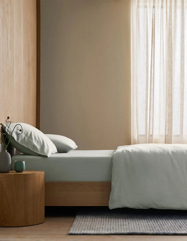 Soft-Wash Cotton Fitted Sheet