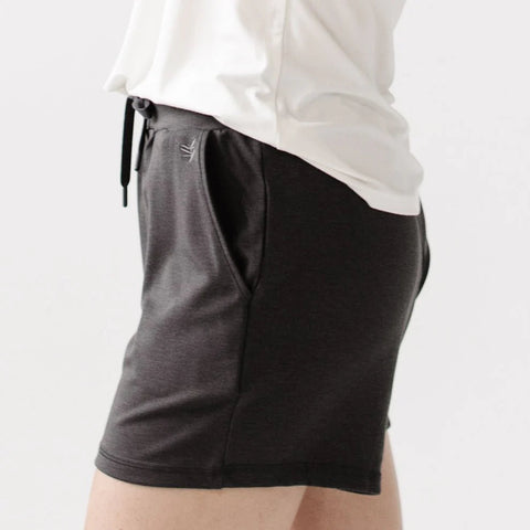 Women's Brushed Bamboo Jogger Shorts - Last Chance