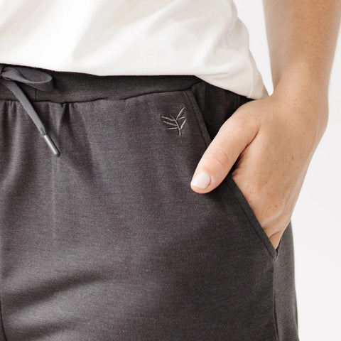 Women's Brushed Bamboo Jogger Shorts - Last Chance