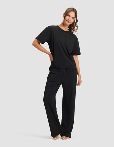 Women's First Layer Pajama Short Sleeve Tee & Pant Set