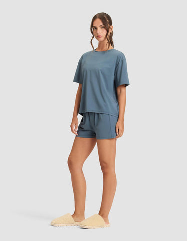 Women's First Layer Pajama Short Sleeve Tee & Boxer Short Set