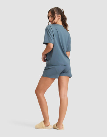 Women's First Layer Pajama Short Sleeve Tee & Boxer Short Set