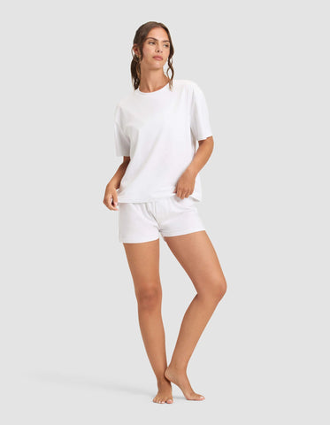 Women's First Layer Pajama Short Sleeve Tee & Boxer Short Set