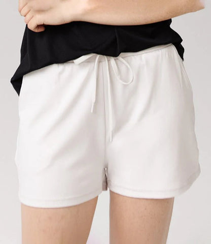 Women's Brushed Bamboo Jogger Shorts - Last Chance
