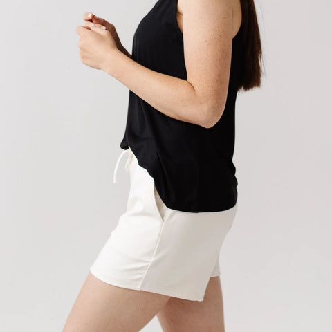 Women's Brushed Bamboo Jogger Shorts - Last Chance