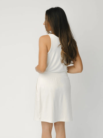 Women's Brushed Bamboo Patch Pocket Skirt - Last Chance