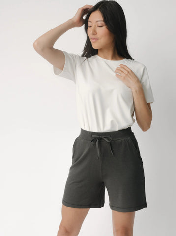 Women's Brushed Bamboo Mid-Length Shorts - Last Chance