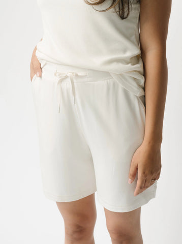 Women's Brushed Bamboo Mid-Length Shorts - Last Chance