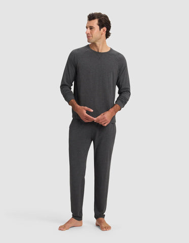 Men's Bamboo Stretch-Knit Long Sleeve Pajama Top