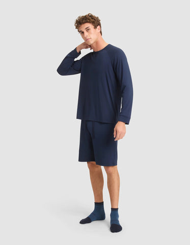 Men's Bamboo Stretch-Knit Long Sleeve Pajama Top