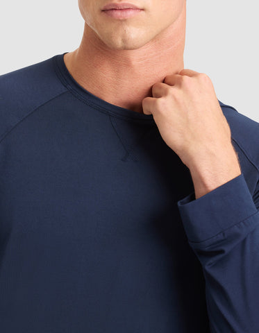 Men's Bamboo Stretch-Knit Long Sleeve Pajama Set