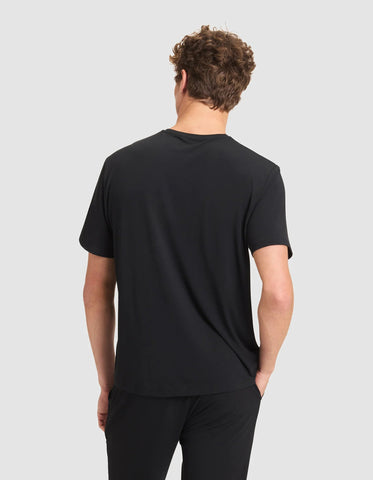 Men's Bamboo Stretch-Knit Short Sleeve Pajama Set