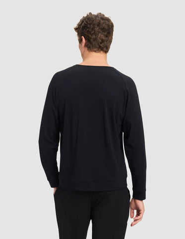 Men's Brushed Bamboo Pullover Crew - Last Chance