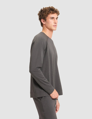 Men's Brushed Bamboo Pullover Crew - Last Chance