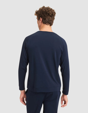 Men's Brushed Bamboo Pullover Crew