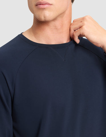 Men's Brushed Bamboo Pullover Crew - Last Chance