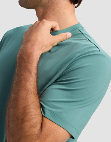 Men's First Layer Pajama Short Sleeve Tee & Pant Set