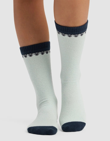 Mistletoe Plush Lounge Calf Sock - Last Chance