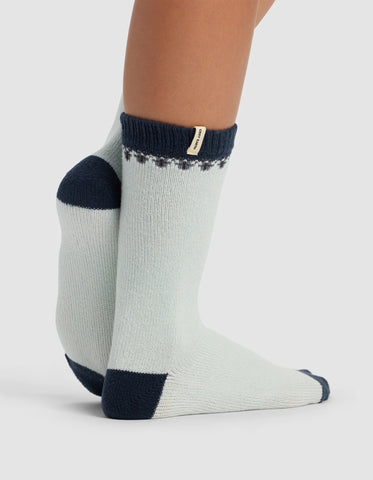 Mistletoe Plush Lounge Calf Sock - Last Chance