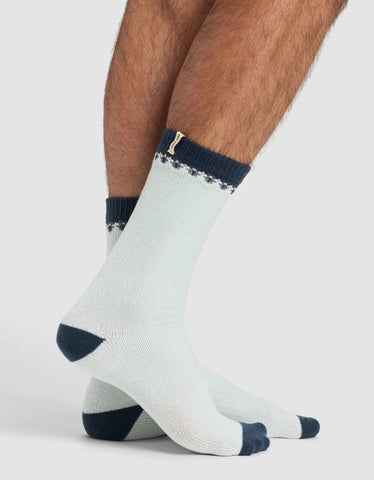 Mistletoe Plush Lounge Calf Sock - Last Chance