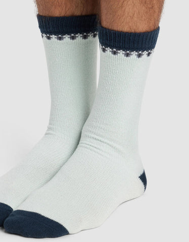 Mistletoe Plush Lounge Calf Sock - Last Chance