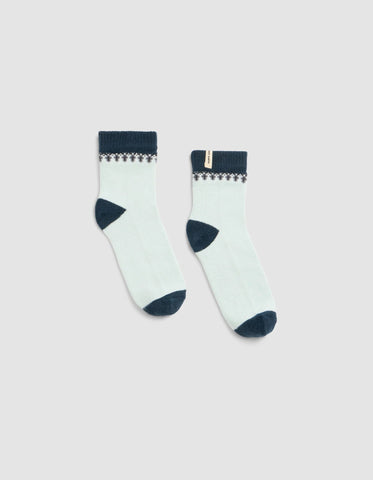 The Mistletoe Plush Modern Crew Sock - Last Chance