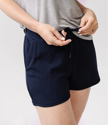 Women's Brushed Bamboo Jogger Shorts - Last Chance