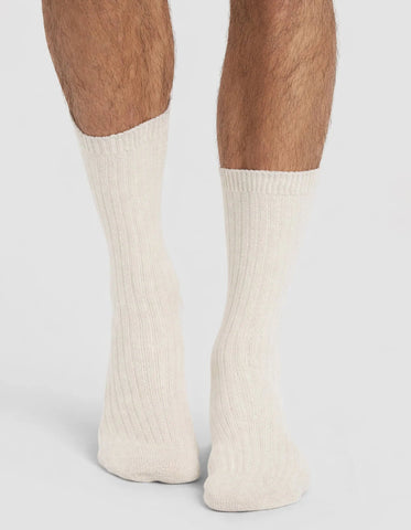 Men's Plush Lounge Calf Sock