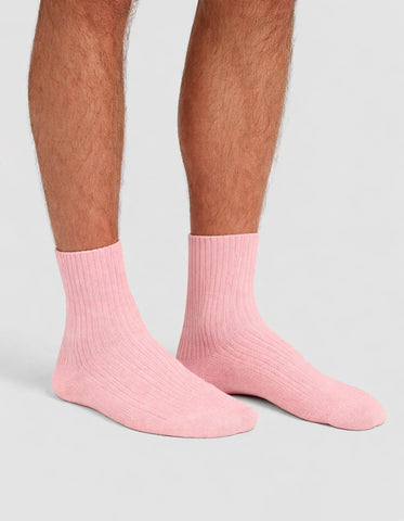 Men's Plush Lounge Quarter Sock
