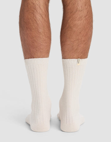 Men's Plush Lounge Calf Sock