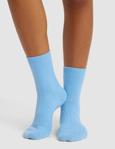 Women's Plush Lounge Quarter Sock