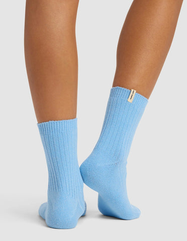 Women's Plush Lounge Quarter Sock