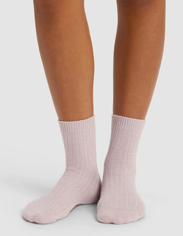 Women's Plush Lounge Quarter Sock