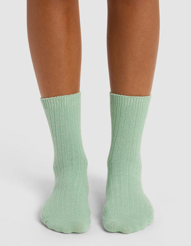 Women's Plush Lounge Quarter Sock