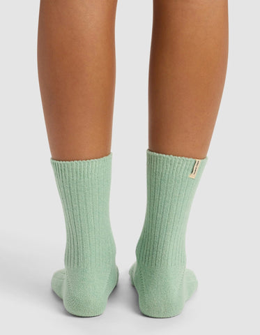 Women's Plush Lounge Quarter Sock
