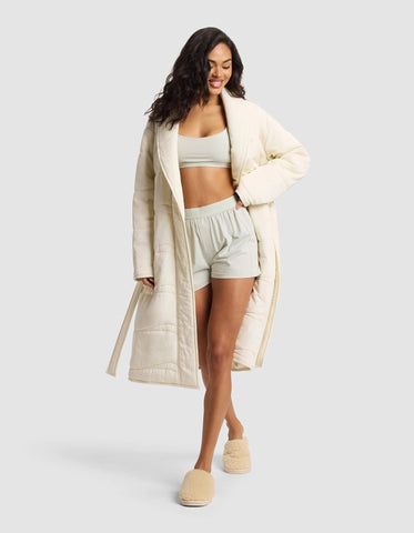 Women's Quilted House Coat