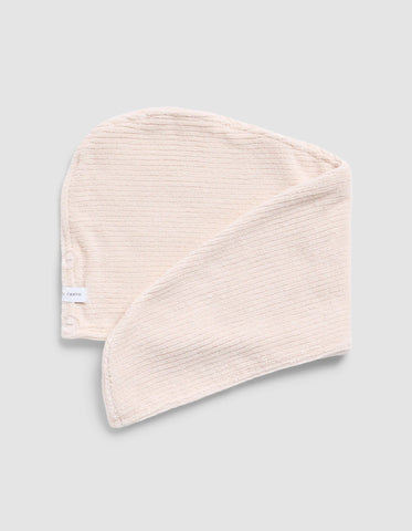 Ribbed Terry Hair Towel