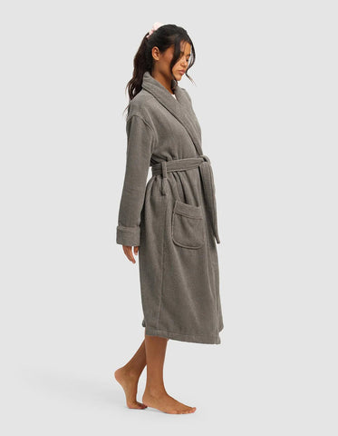 Ribbed Terry Bath Robe