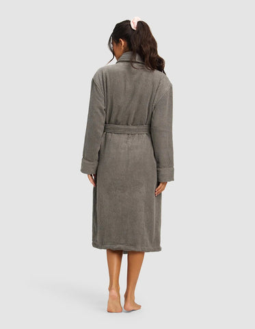 Ribbed Terry Bath Robe