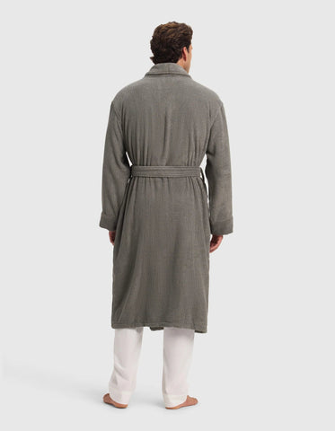Ribbed Terry Bath Robe