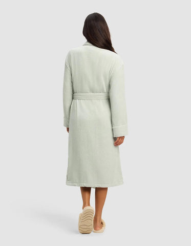 Ribbed Terry Bath Robe