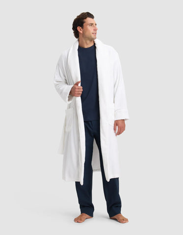 Ribbed Terry Bath Robe