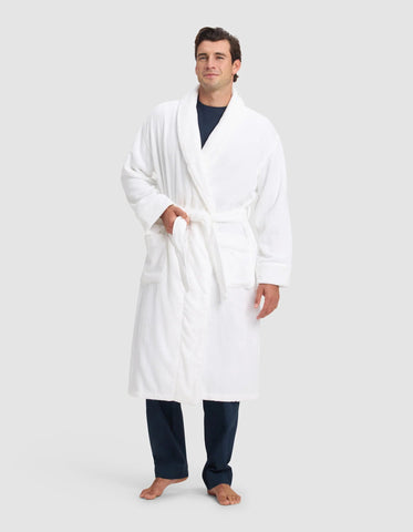 Ribbed Terry Bath Robe