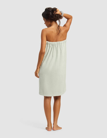 Ribbed Terry Bath Wrap