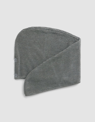 Ribbed Terry Hair Towel