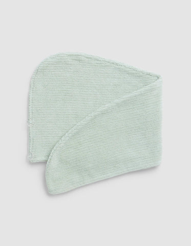 Ribbed Terry Hair Towel