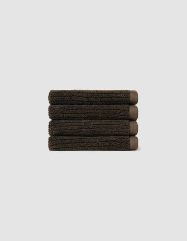 Ribbed Terry Washcloths